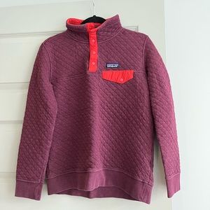 Women’s Patagonia quilted pullover sweater